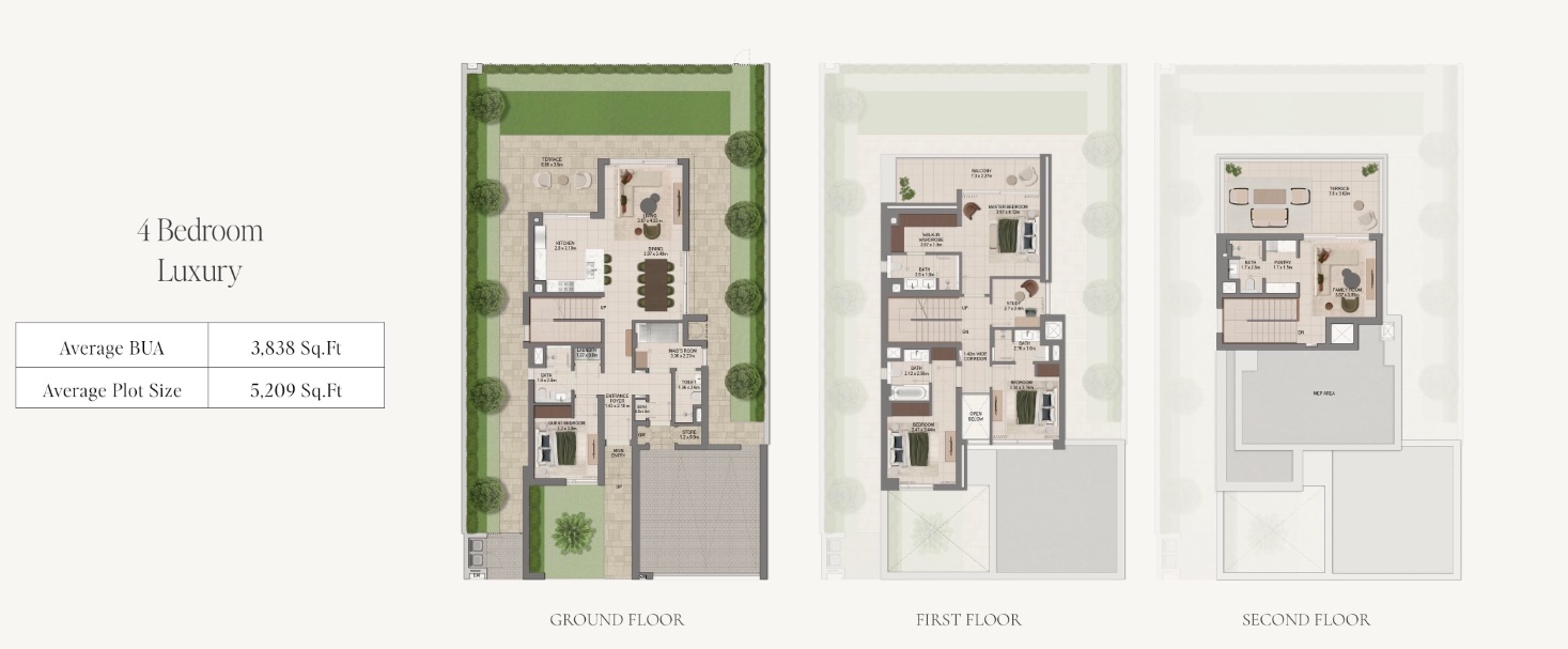 4 Bed Floor Plan